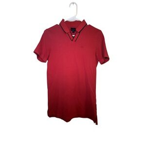 Armani Exchange Logo  Polo‎ Shirt Men Red  Size L Shirt RARE